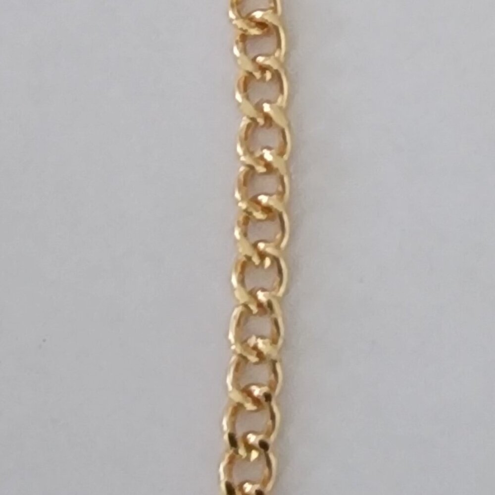 Attic Salt Gold Chain with Lips Parted Charm Pendant - Picture 6 of 8